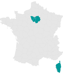 Carte Ile de France - Larmotec